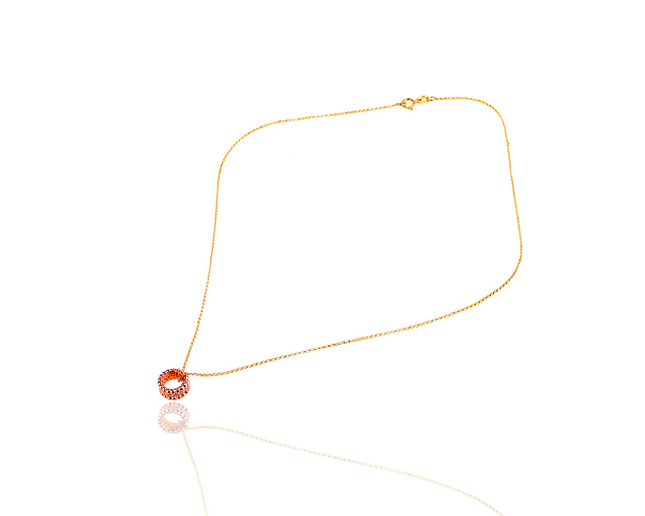 Оригинальная золотая подвеска с бриллиантами 0.24ct Roberto Bravo