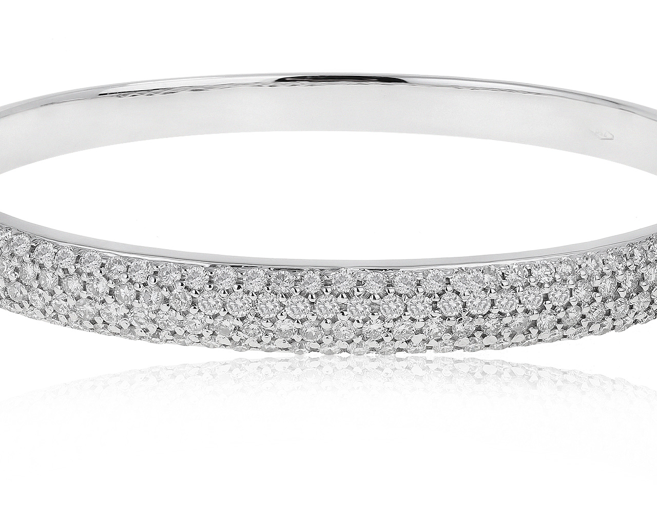 Шикарный золотой браслет с бриллиантами 2.60ct