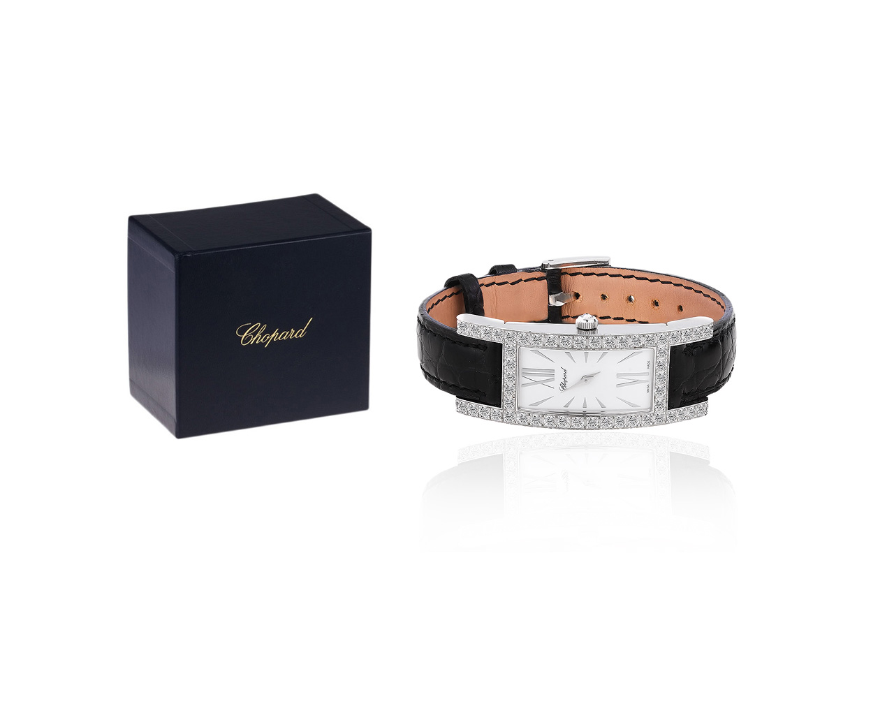 Золотые часы с бриллиантами 2.26ct Chopard Your Hour Classique