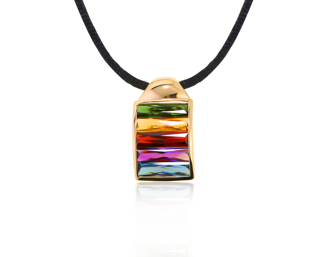 Оригинальный золотой кулон H.Stern Rainbow 301021/4