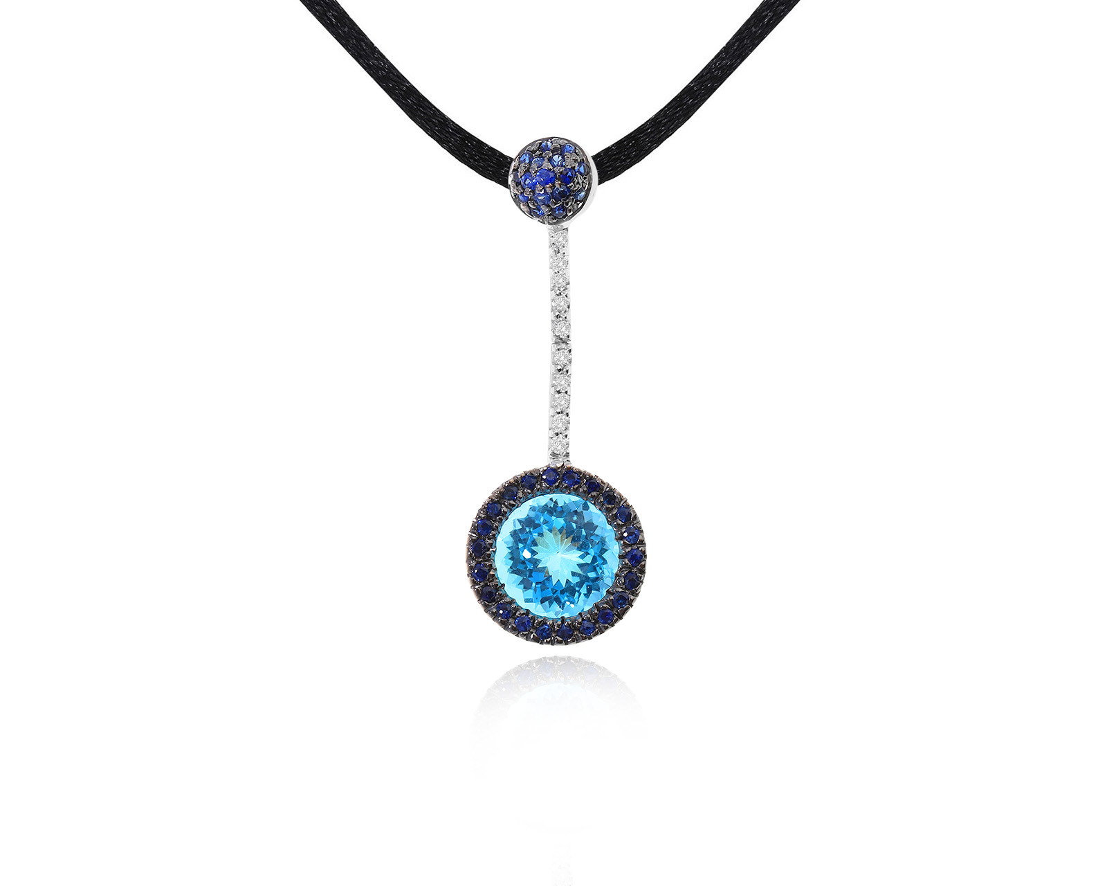 Золотой кулон с жемчугом 7.25 мм и бриллиантами 0.14ct – купить по цене ...