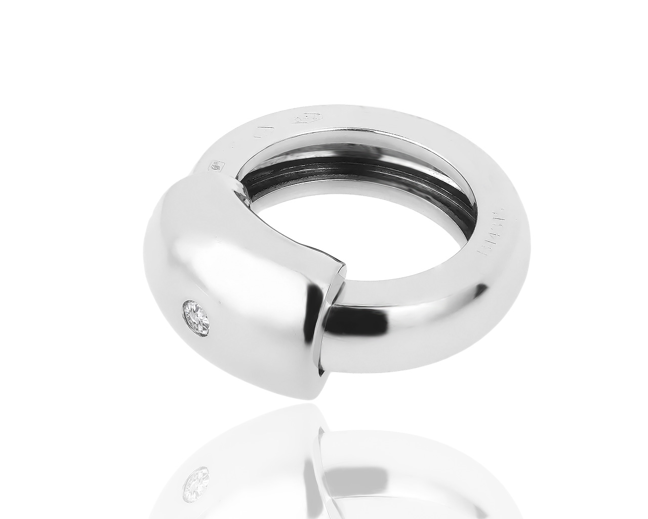 Оригинальное золотое кольцо с бриллиантом Piaget Dancer