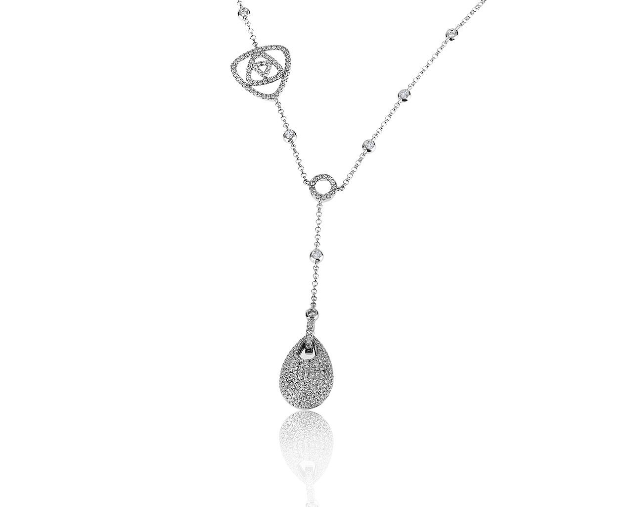 Изумительное золотое колье с бриллиантами 1.72ct 270819/10