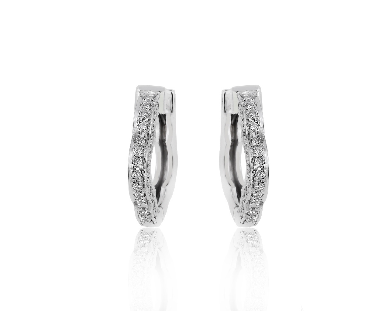 Оригинальные золотые серьги с бриллиантами 0.70ct Piero Milano 170320/6 Оригинальные золотые серьги с бриллиантами 0.70ct Piero Milano 170320/6