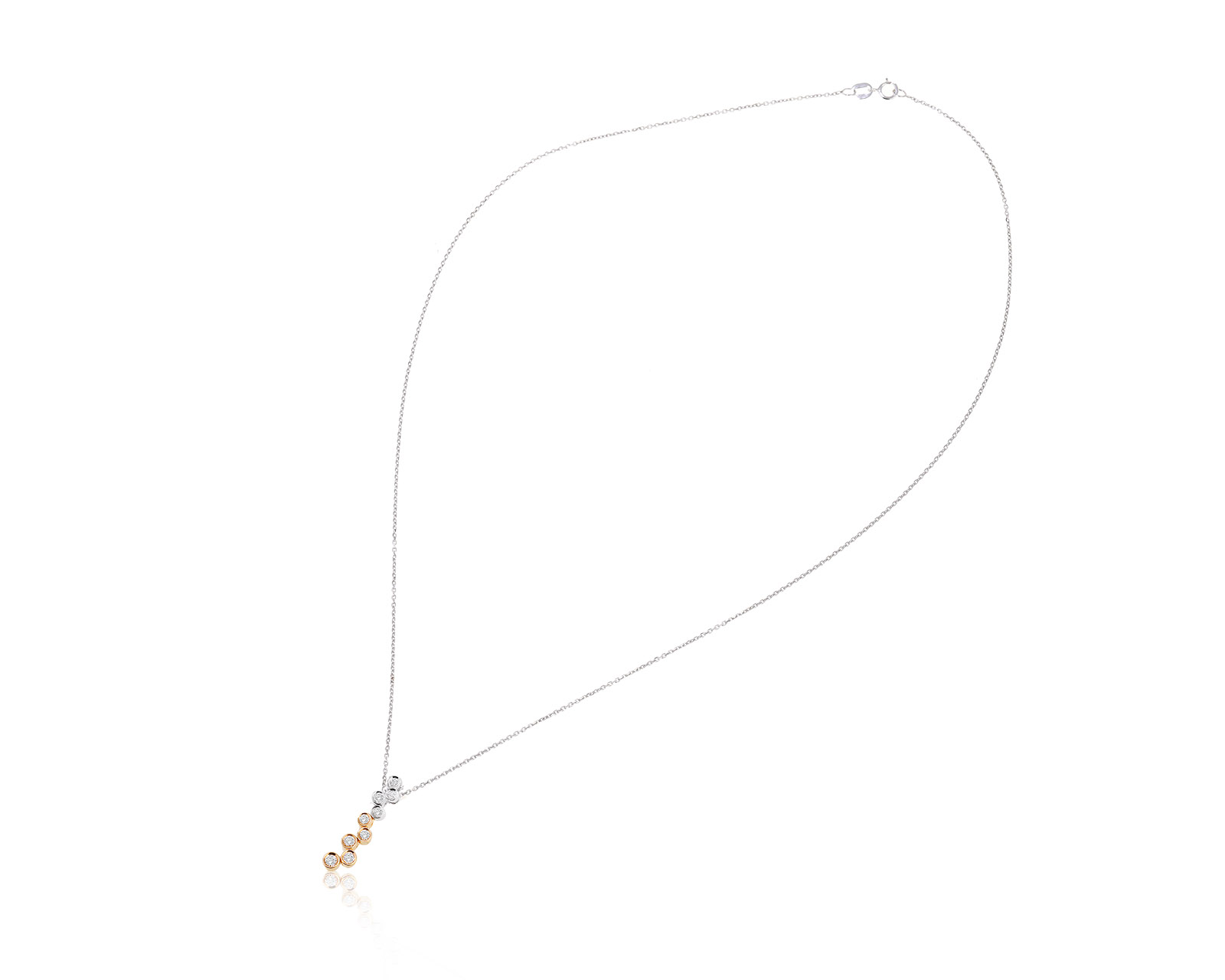 Золотой кулон с бриллиантами 0.20ct