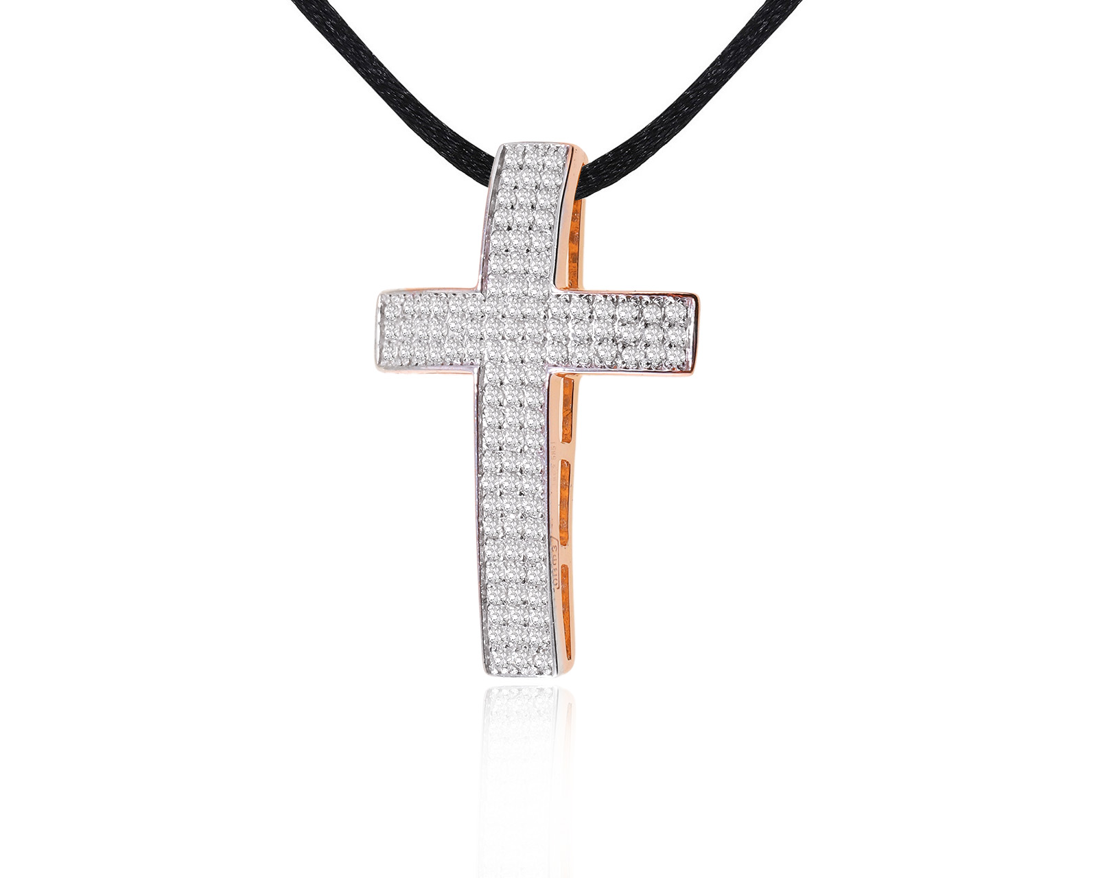 Золотой кулон с бриллиантами 0.44ct 150524/2