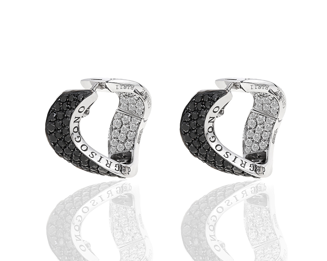 Золотые серьги с бриллиантами 3.20ct De Grisogono 180419/9