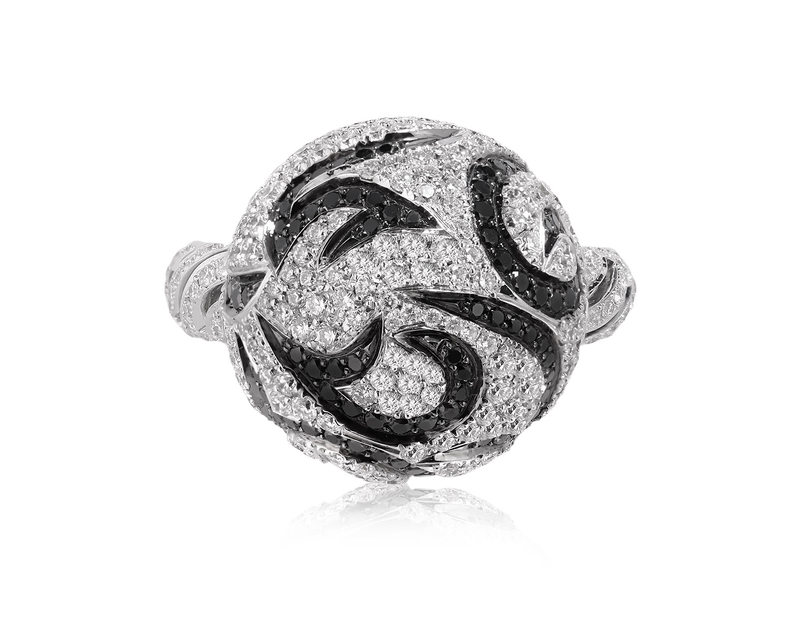 Оригинальное золотое кольцо с бриллиантами 2.80ct Ralf Diamonds