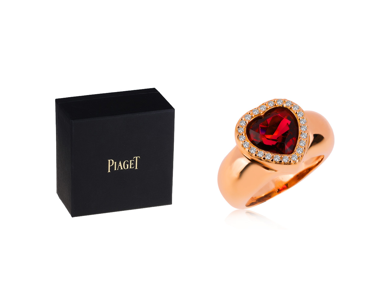 Оригинальное золотое кольцо с турмалином 2.37ct Piaget