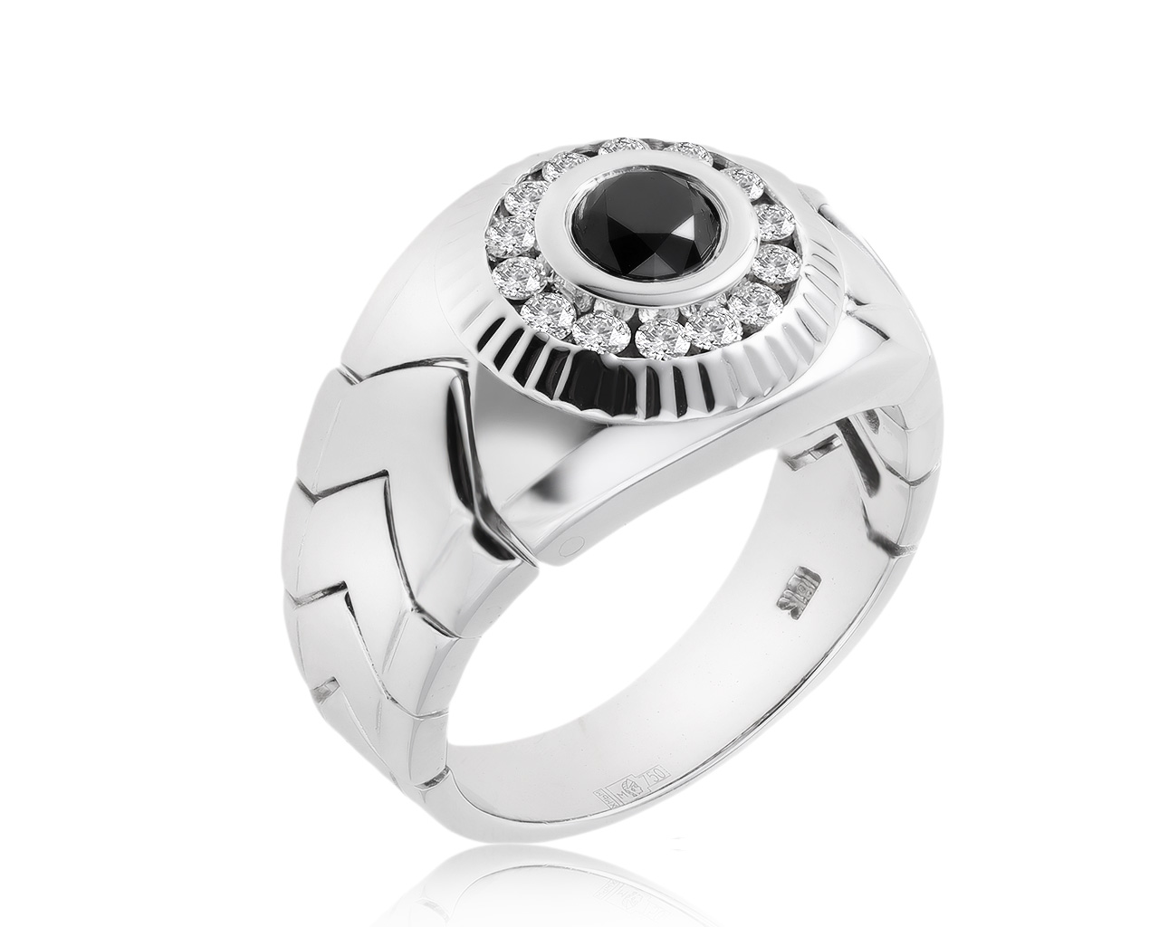 Прекрасное золотое кольцо с бриллиантами 0.98ct 241120/2