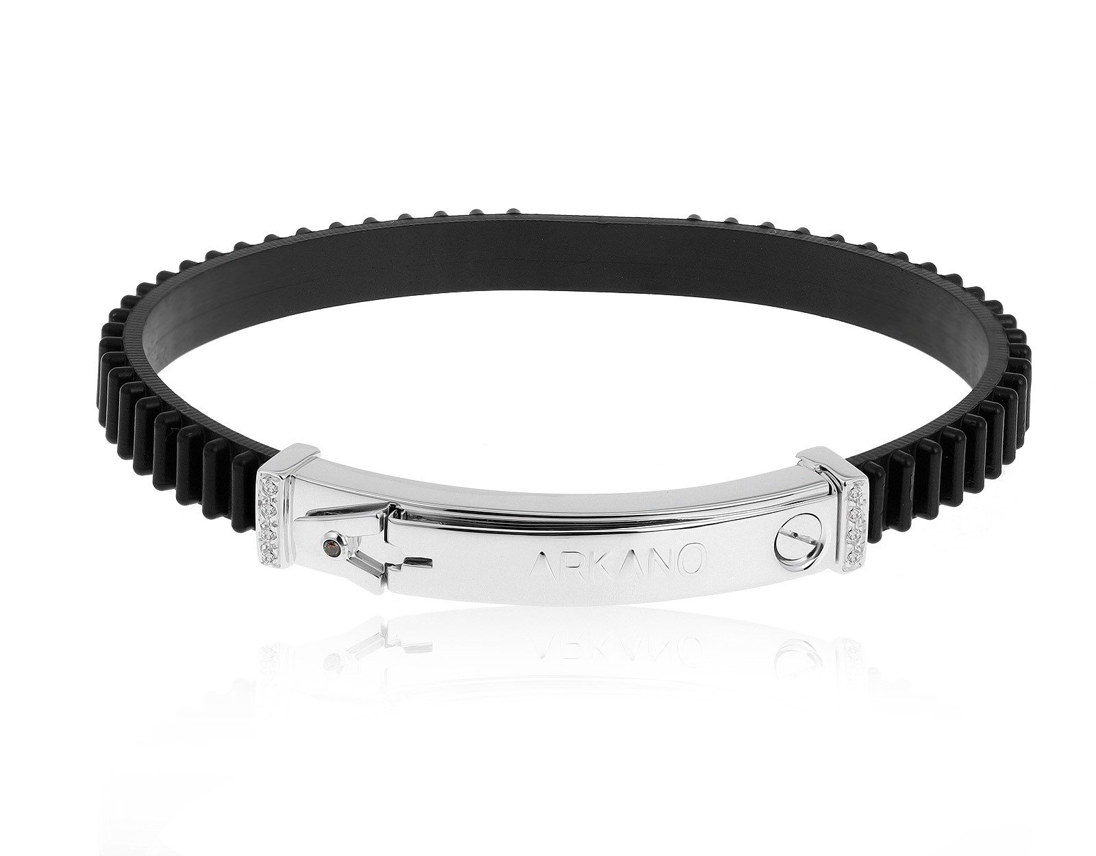 Оригинальный золотой браслет с бриллиантами 0.10ct Arkano 300321/14