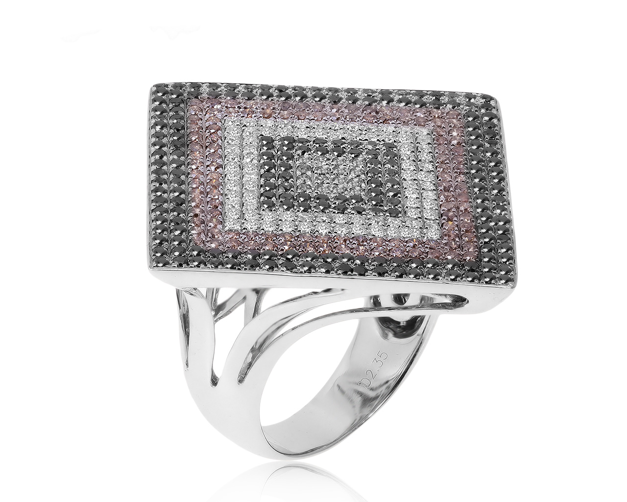 Изумительное золотое кольцо с бриллиантами 2.42ct 040121/3