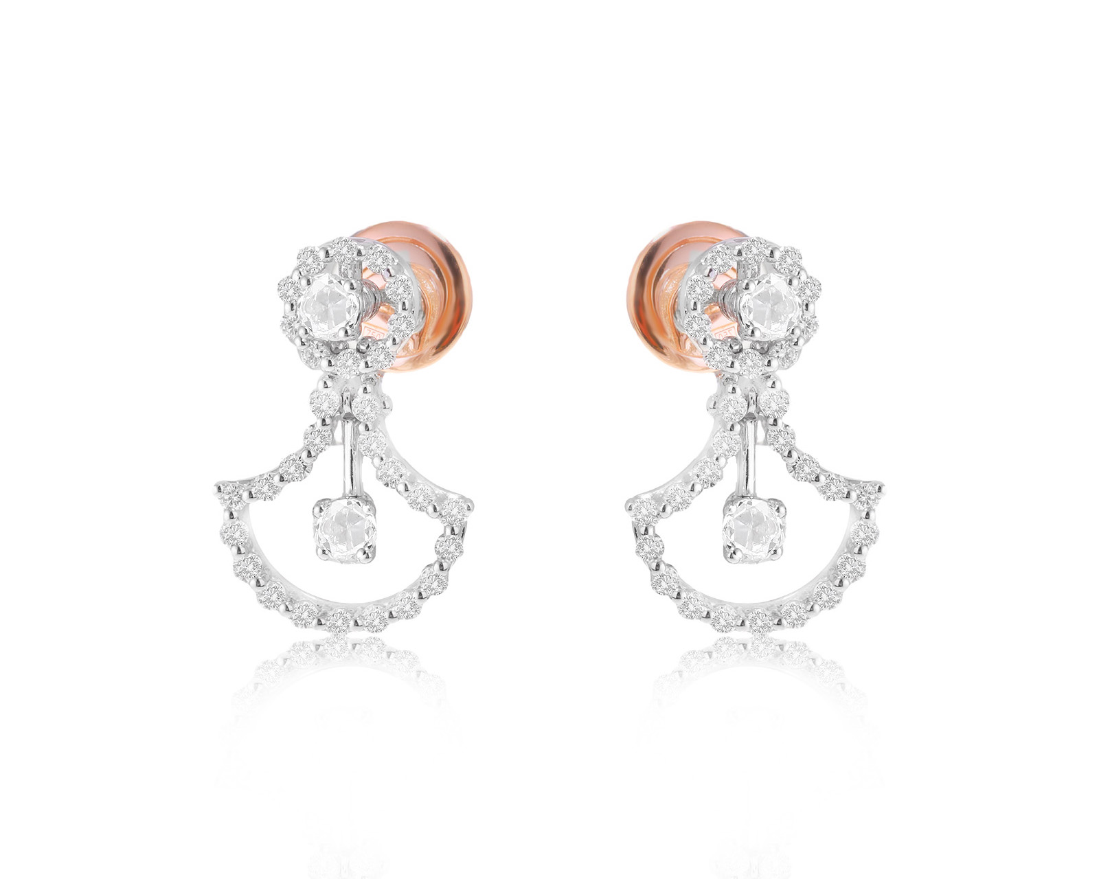 Оригинальные золотые серьги Damiani Juliette 230124/5
