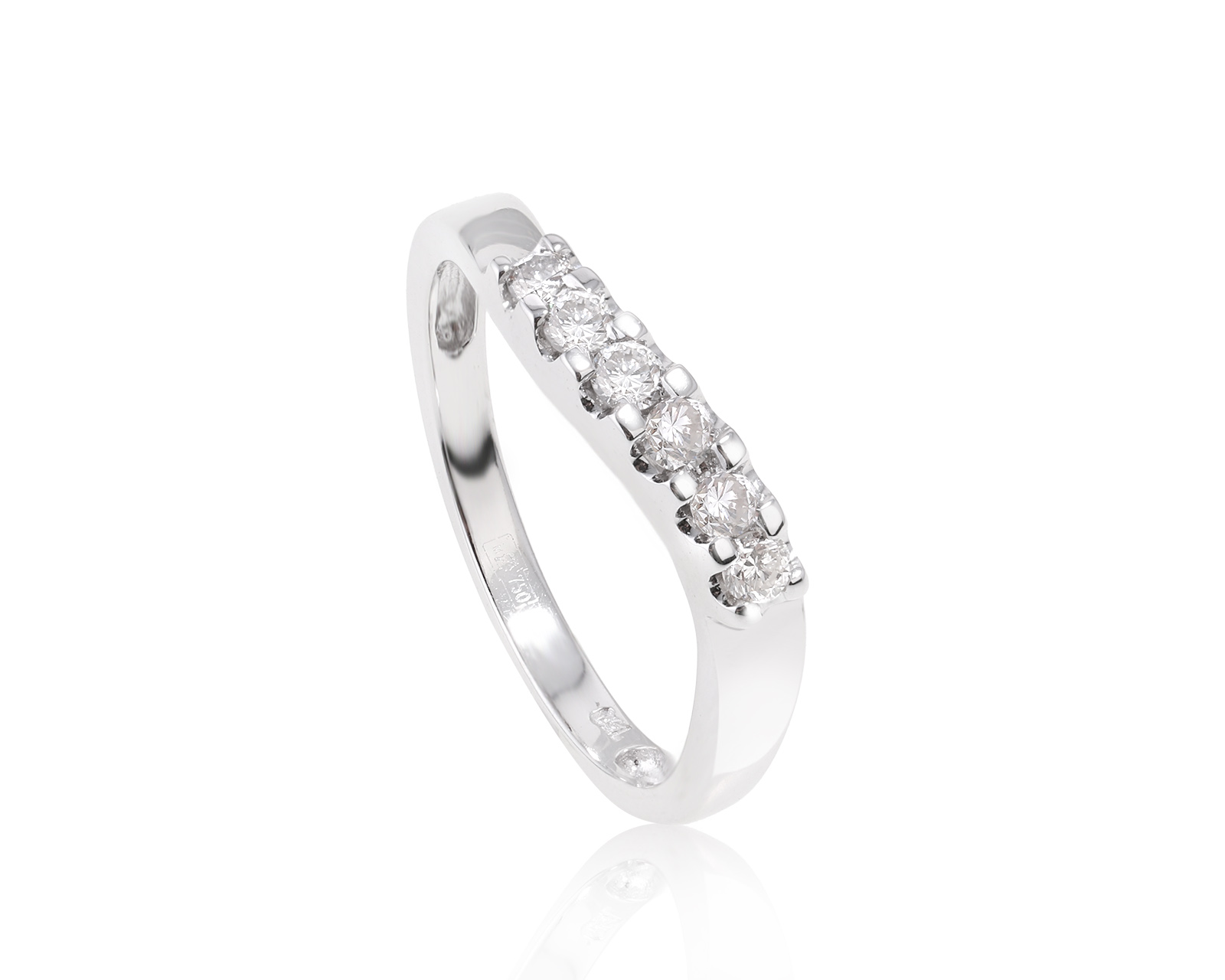 Золотое кольцо с бриллиантами 0.22ct 130624/12