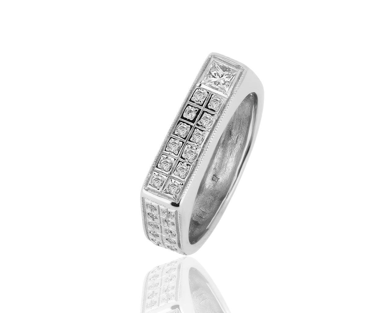 Красивое золотое кольцо с бриллиантами 0.73ct 190916/3 Красивое золотое кольцо с бриллиантами 0.73ct 190916/3