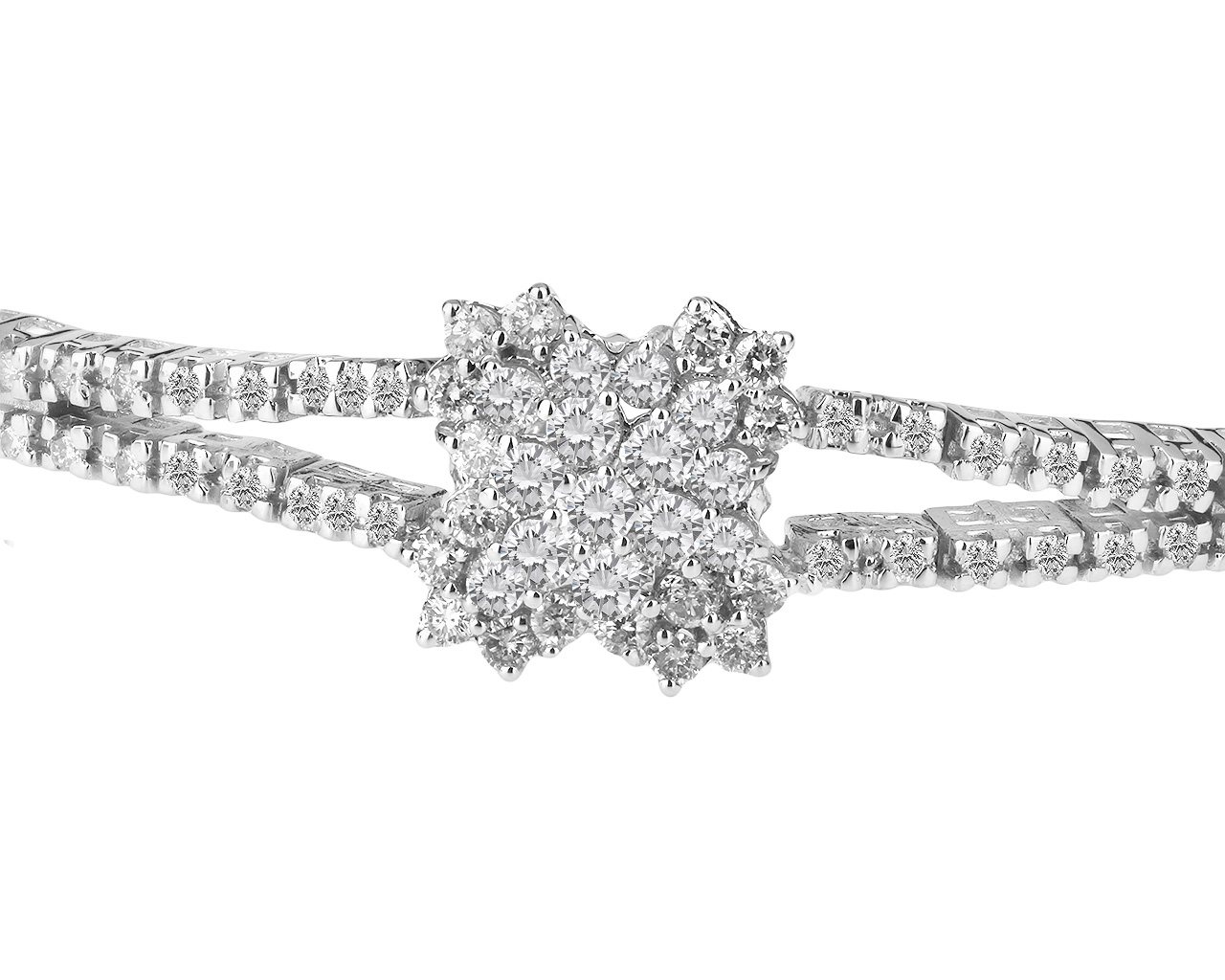 Интересный золотой браслет с бриллиантами 1.21ct Vivani 190119/4