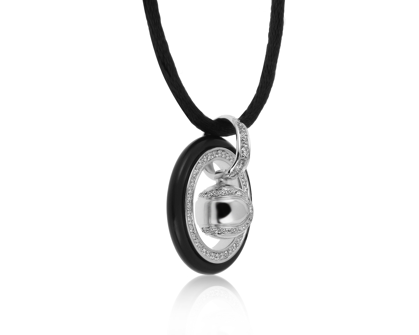 Оригинальный золотой кулон с бриллиантами 0.61ct Baraka