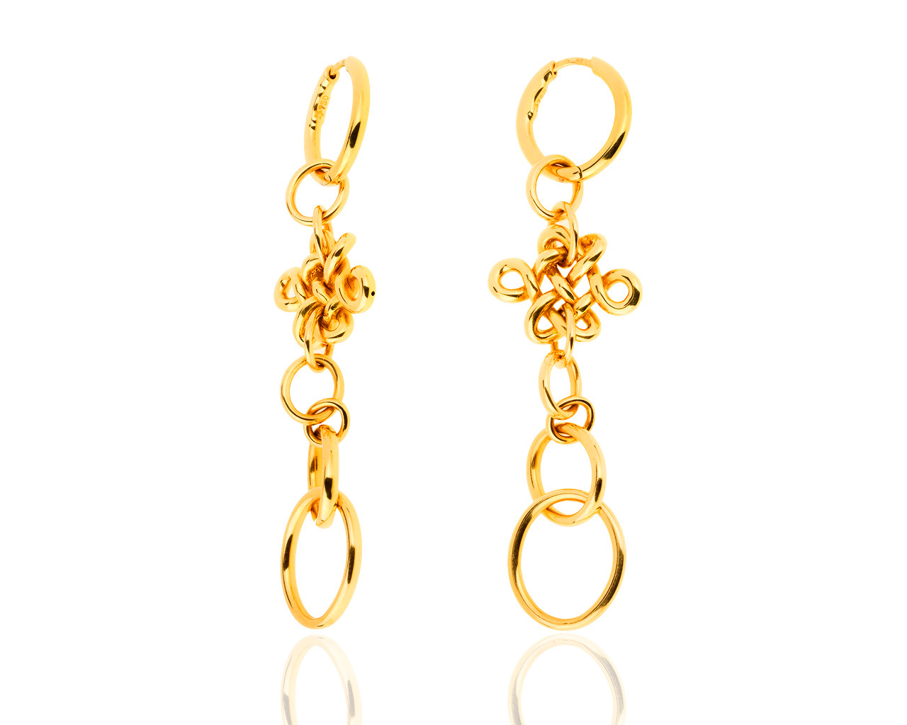 Необычные золотые серьги-браслет H.Stern Diane von Furstenberg 180119/6