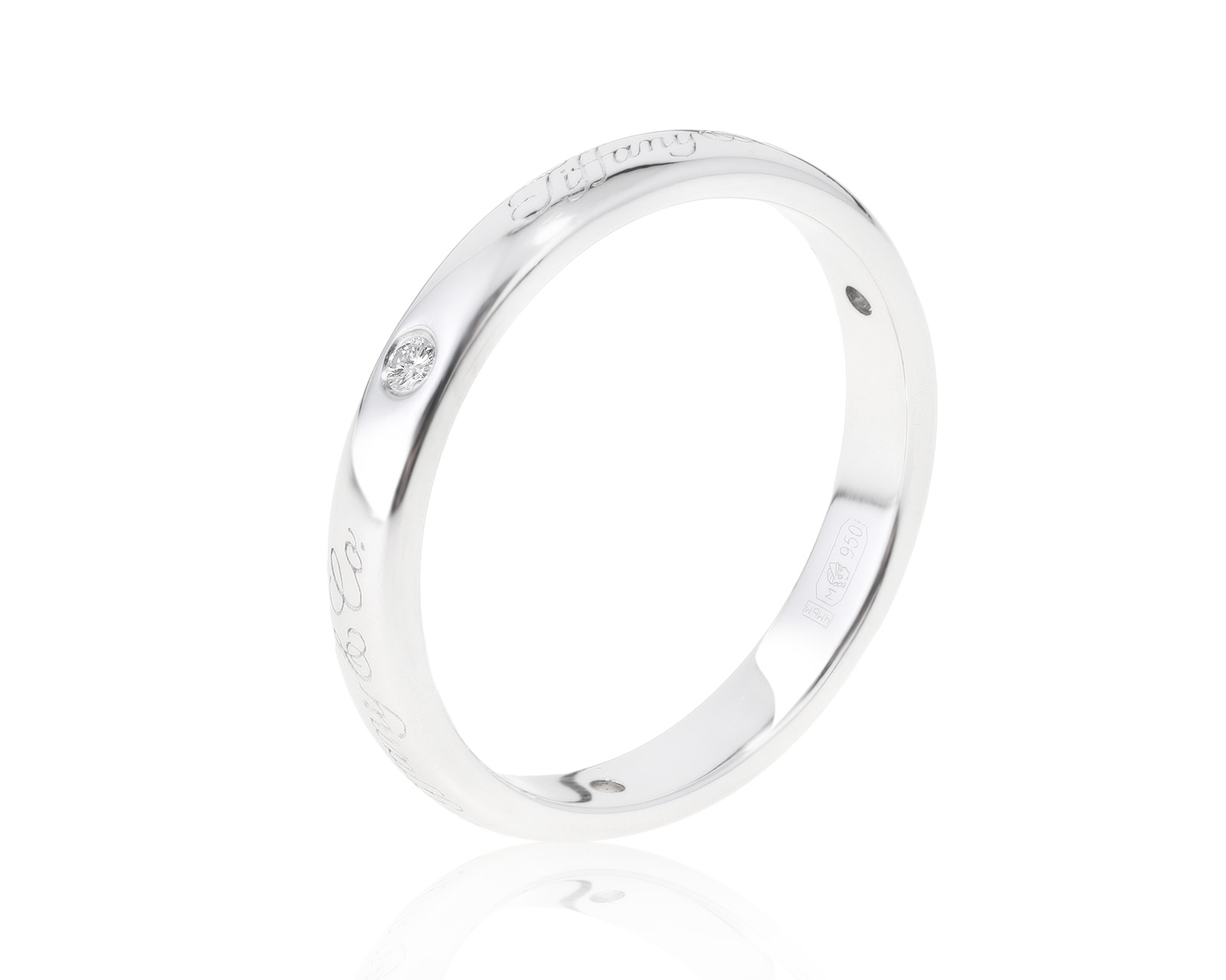 Оригинальное платиновое кольцо Tiffany&Co 211021/2