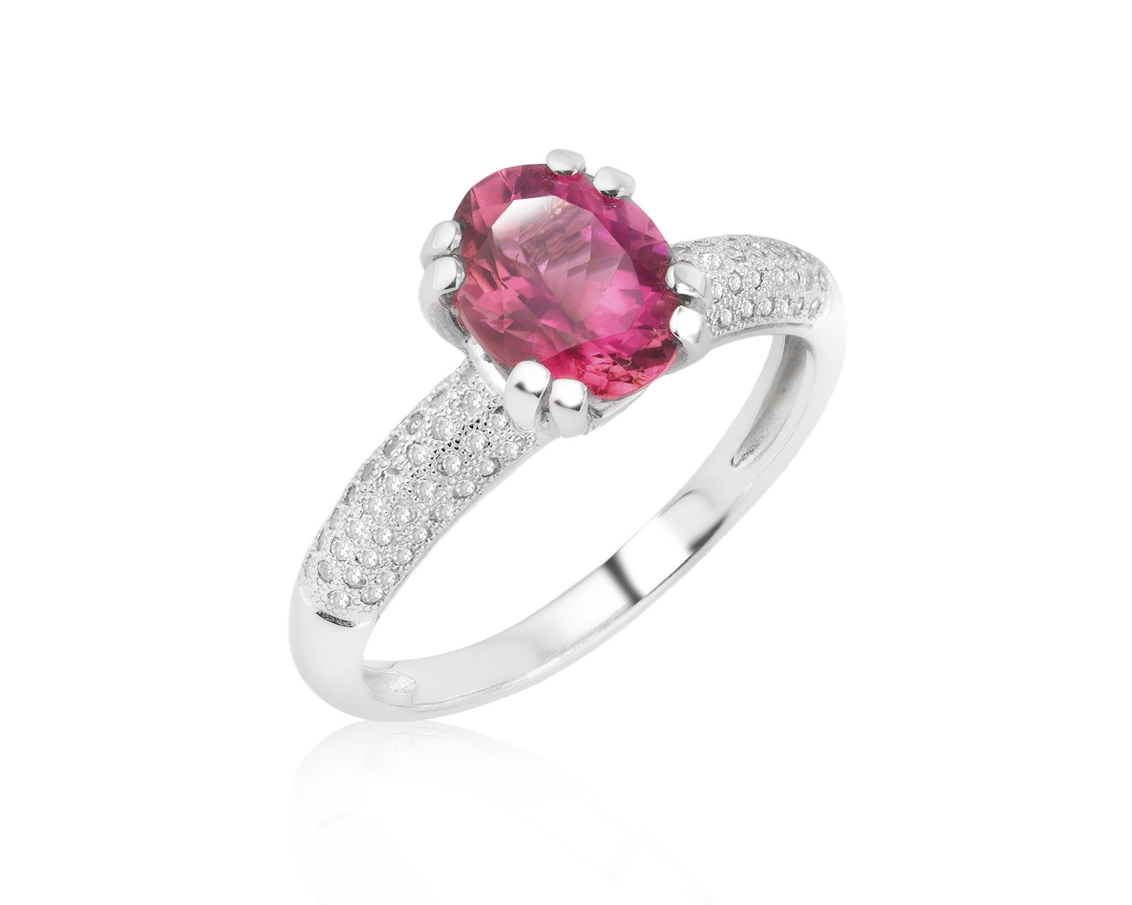 Оригинальное золотое кольцо с розовым турмалином 1.72ct Maxim Demidov 181225/КМ285