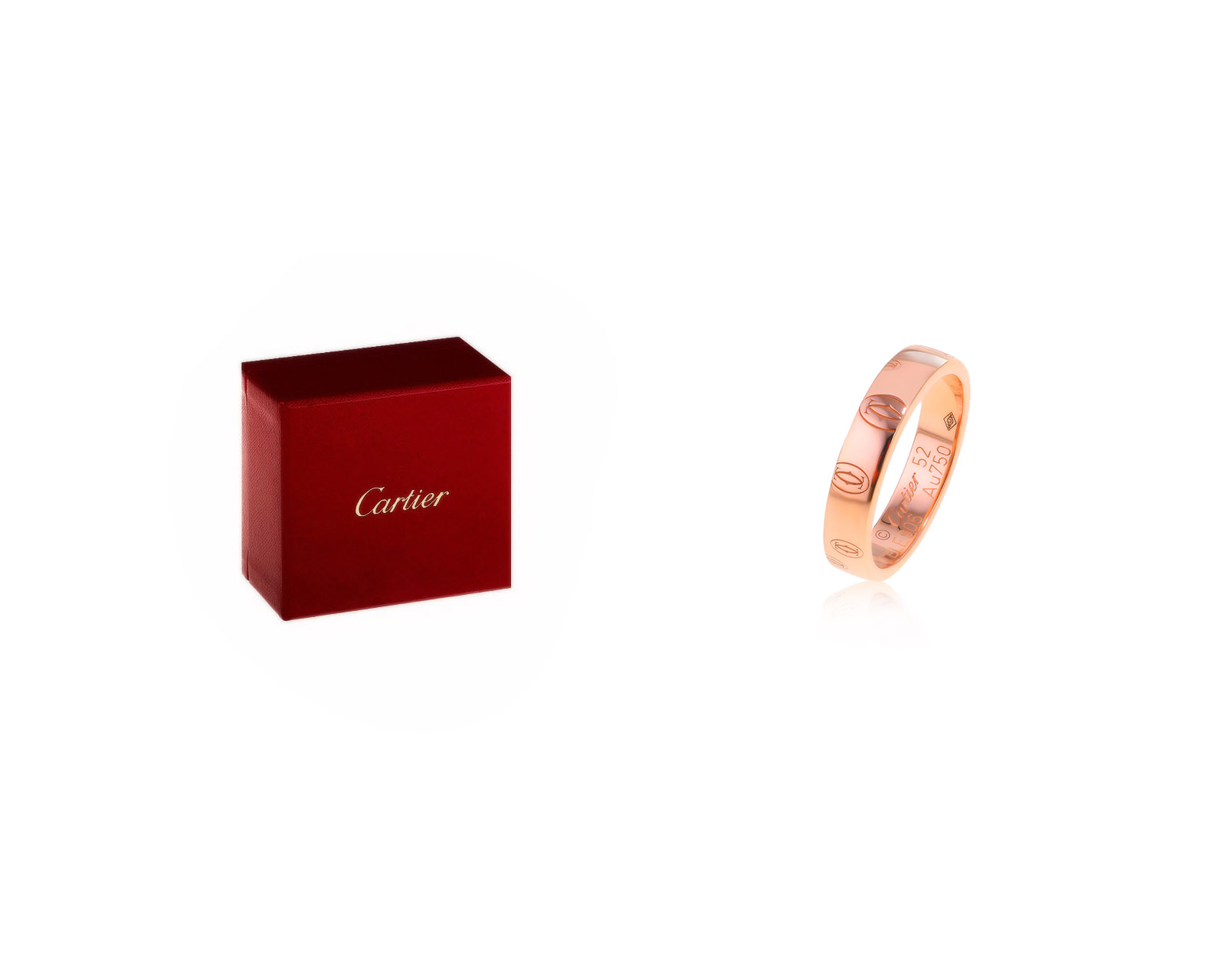 Cartier logo ring sale