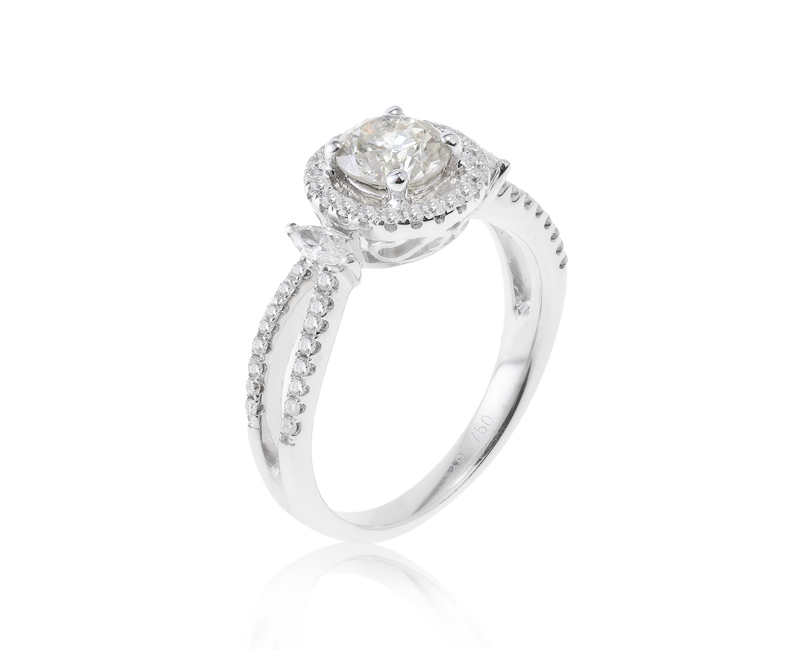 Золотое кольцо с бриллиантами 1.06ct 310523/1