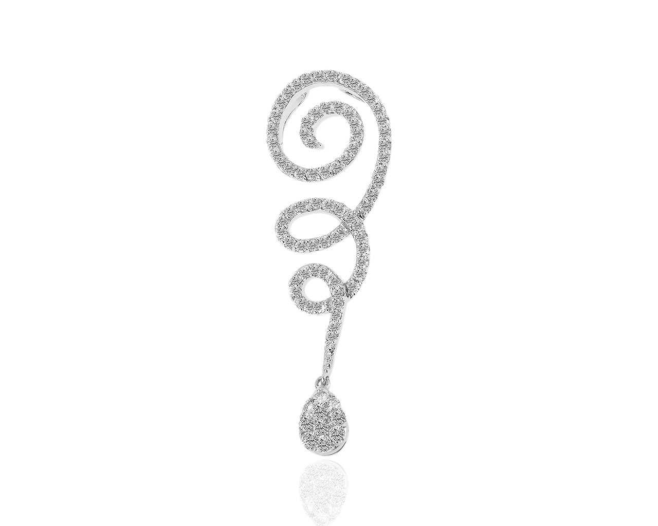 Стильный золотой кулон с бриллиантами 1.32ct 261218/5 Стильный золотой кулон с бриллиантами 1.32ct 261218/5