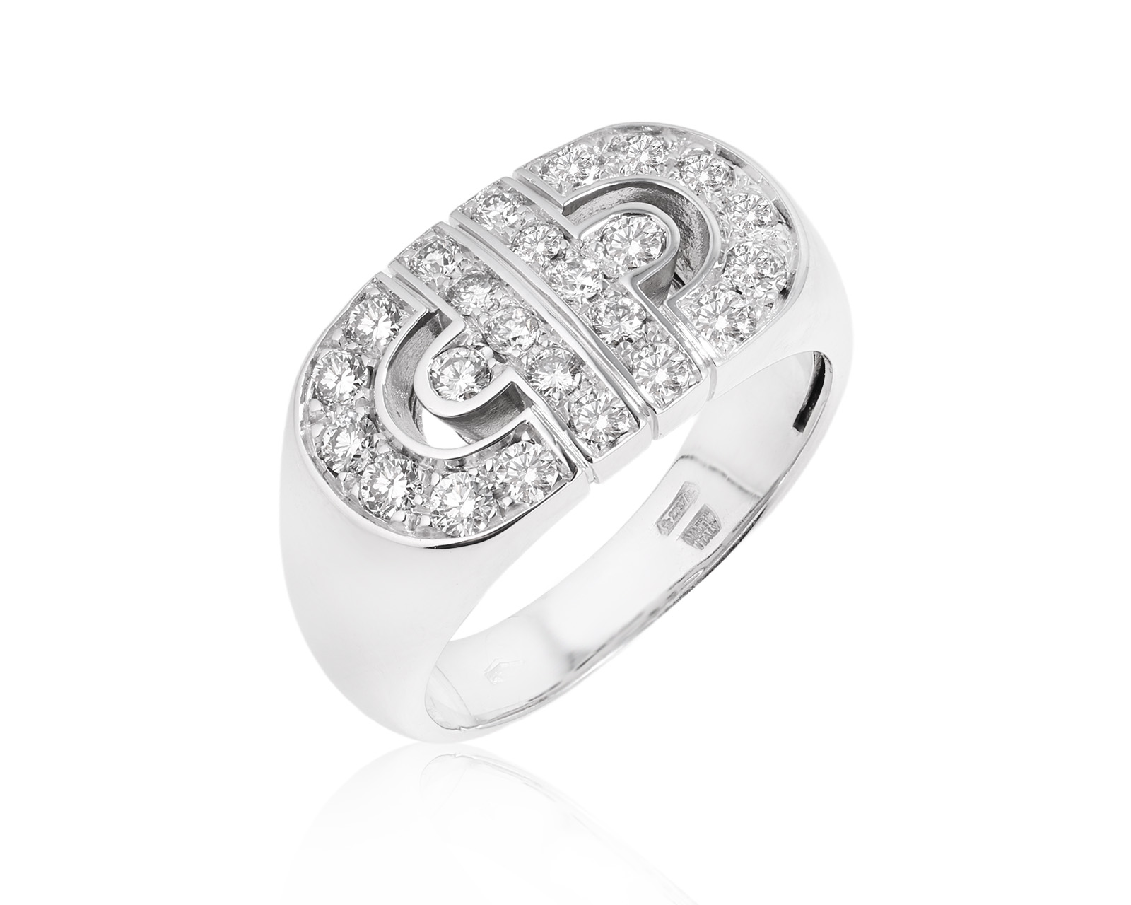 Оригинальное золотое кольцо с бриллиантами 0.63ct Bvlgari Parentesi 280525/6 Оригинальное золотое кольцо с бриллиантами 0.63ct Bvlgari Parentesi 280525/6