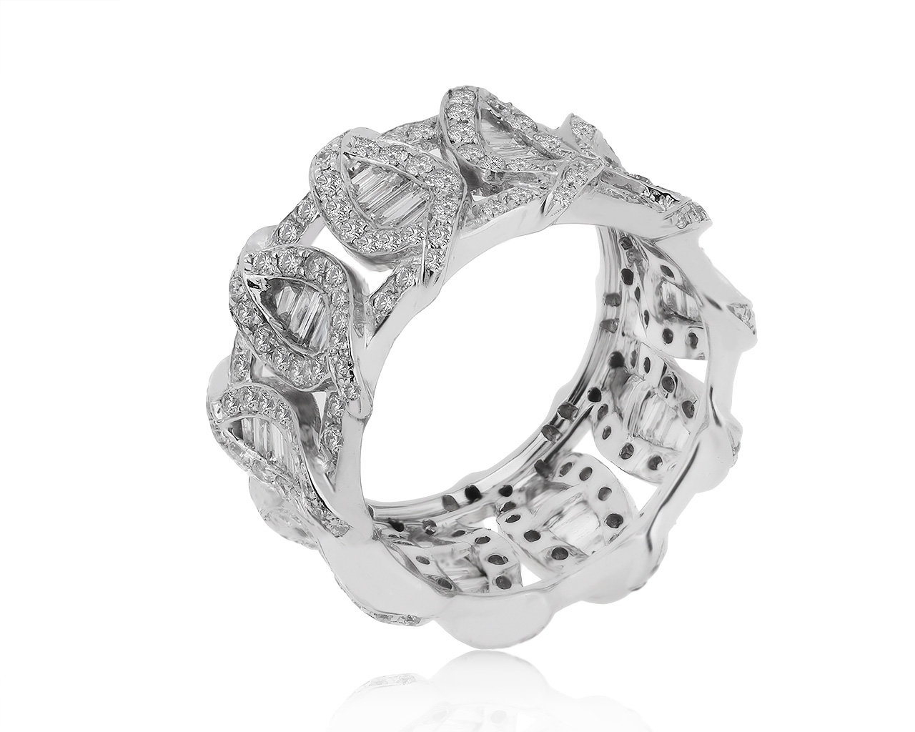 Потрясающее золотое кольцо с бриллиантами 4.90ct 090620/5