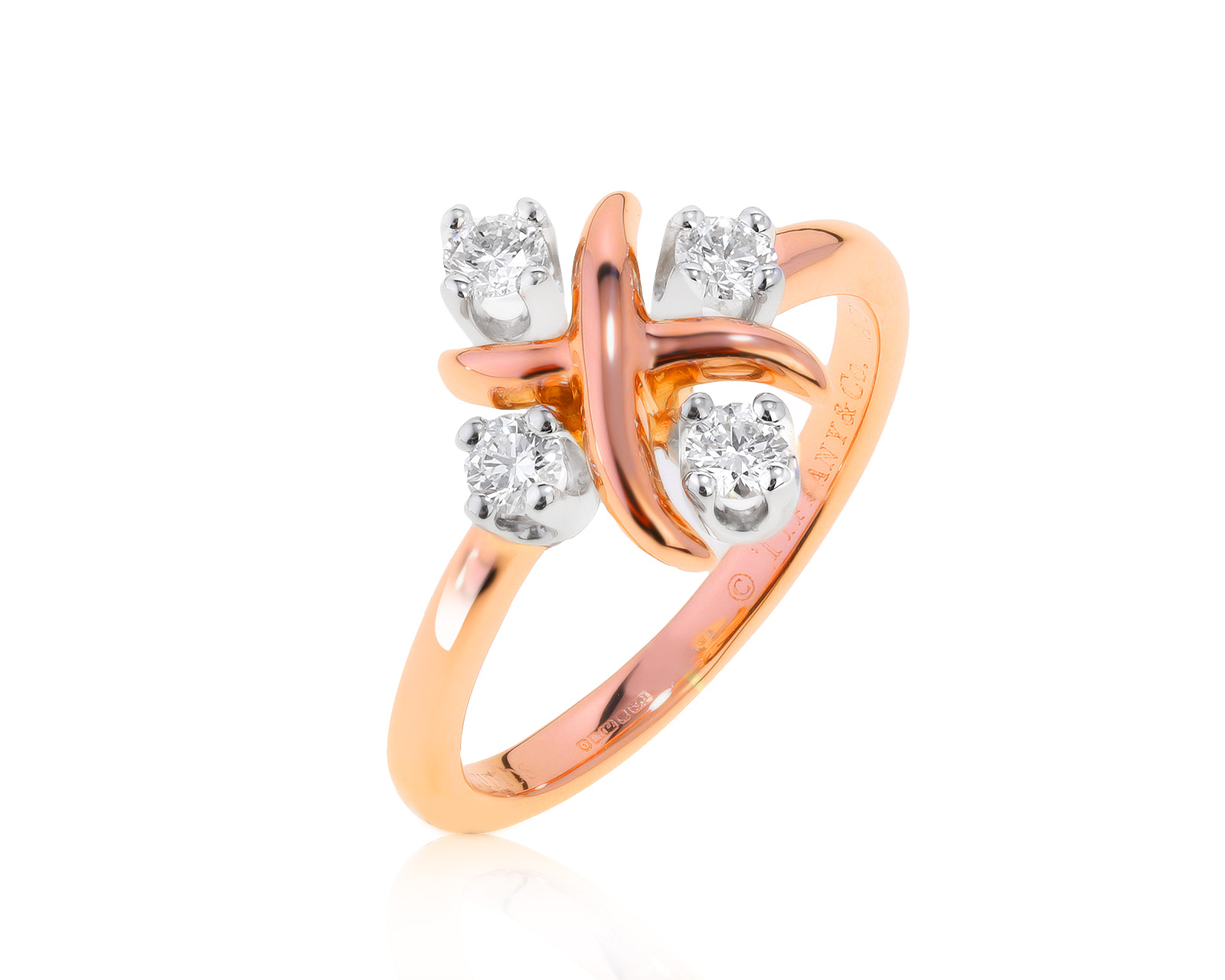 Оригинальное золотое кольцо Tiffany&Co Schlumberger