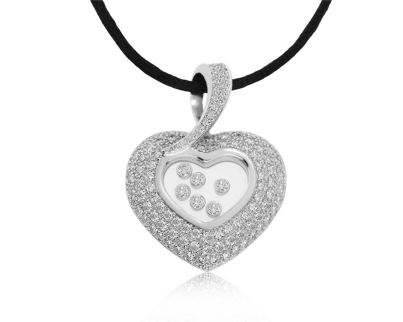 Великолепный золотой кулон с бриллиантами 4.42ct 221020/8