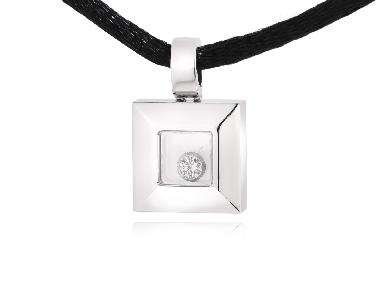 Оригинальный золотой кулон Chopard Happy Diamonds 260125/1