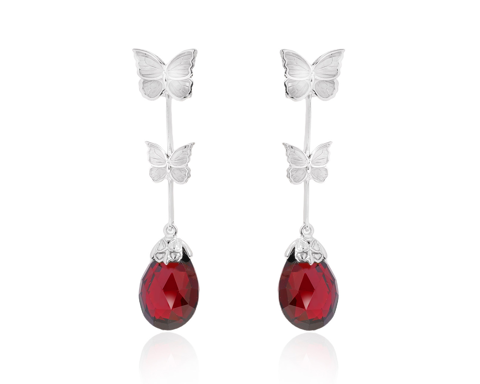 Оригинальные золотые серьги Carrera y Carrera Baile De Mariposas Butterflies 990073/2-1