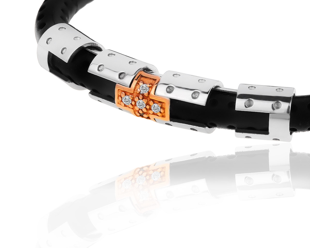 Интересный браслет с бриллиантами 0.07ct Baraka Vortex