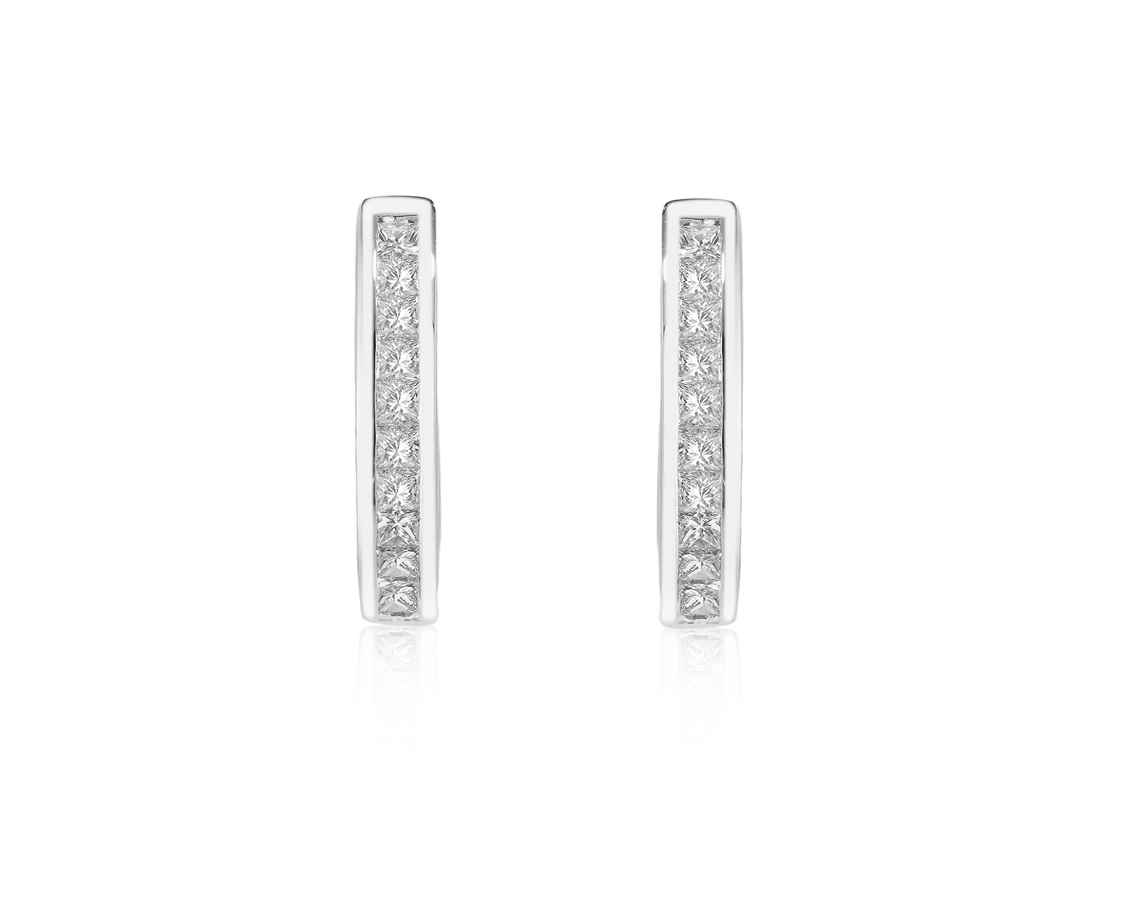 Золотые серьги с бриллиантами 1.10ct 181125/3
