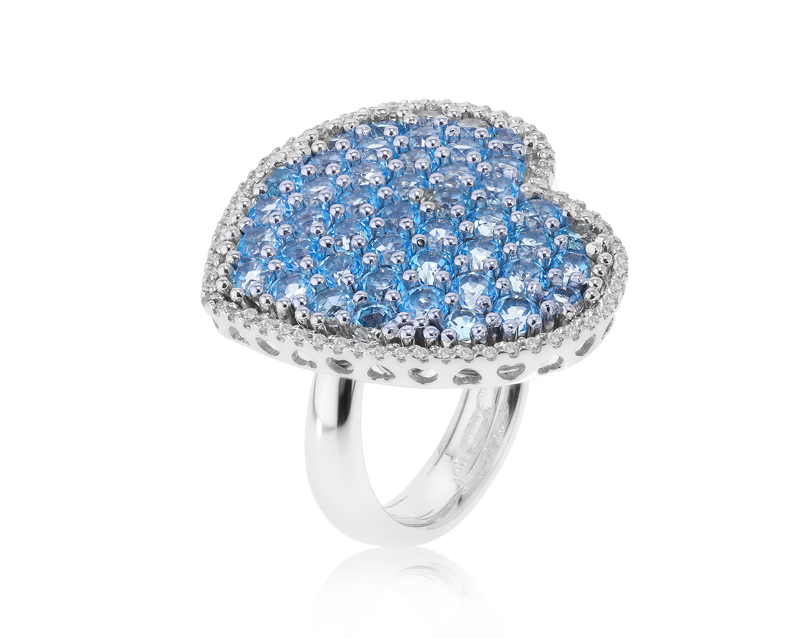 Оригинальное золотое кольцо с топазами 6.42ct Giovanni Ferraris 221122/2