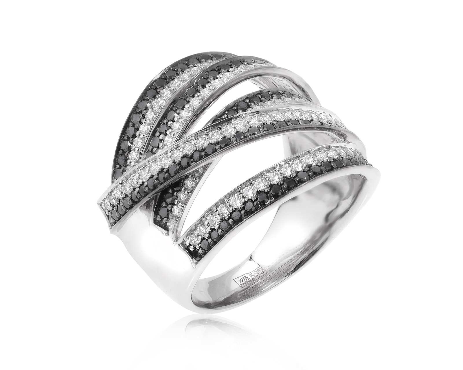 Золотое кольцо с бриллиантами 1.00ct 150424/3