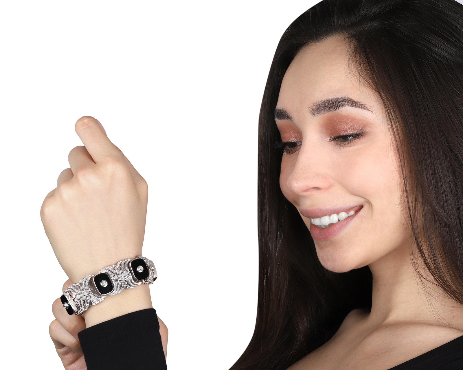 Изумительный золотой браслет с бриллиантами 4.54ct