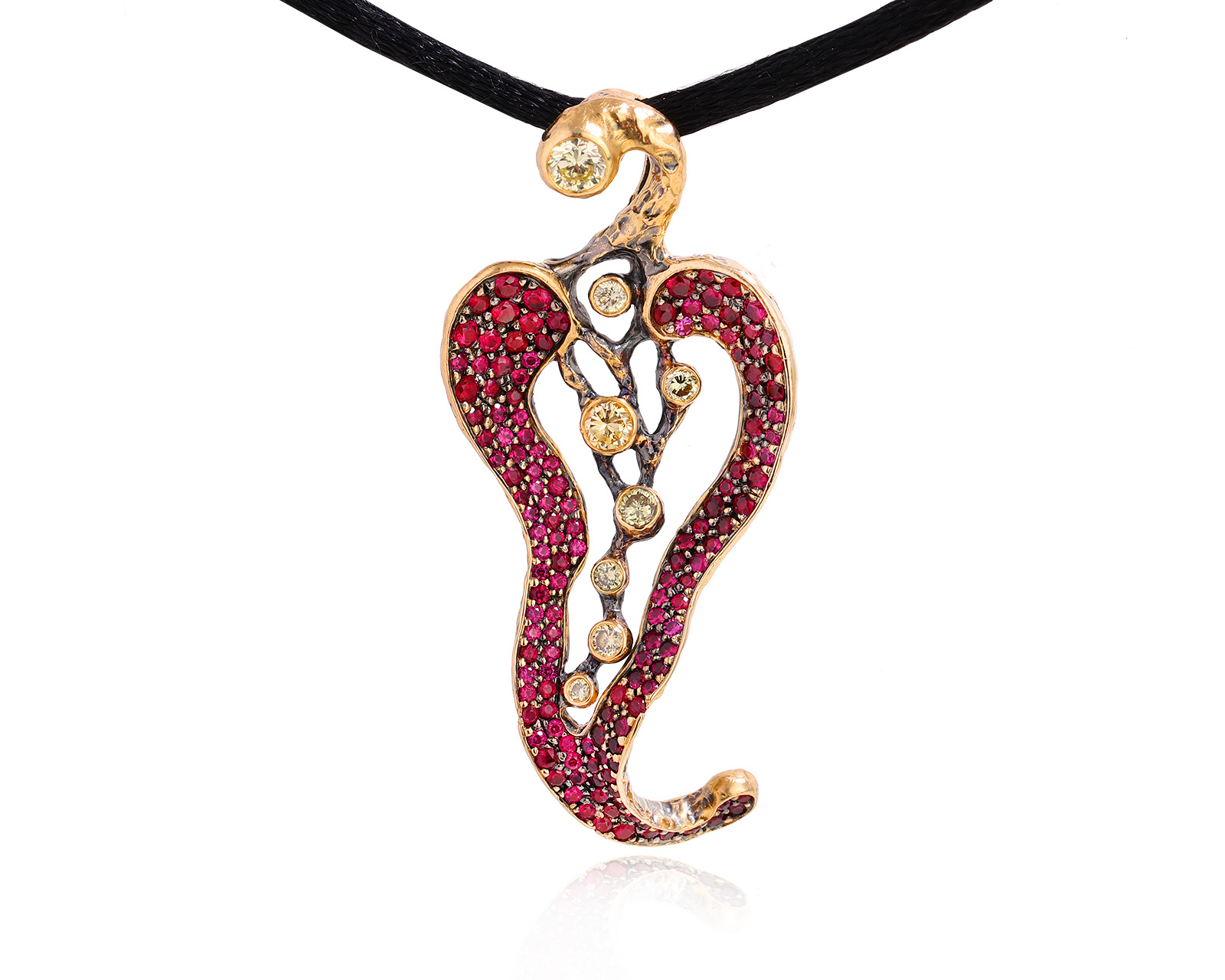 Оригинальный золотой кулон Jewellery Theatre Chili Caravagio 290825/2