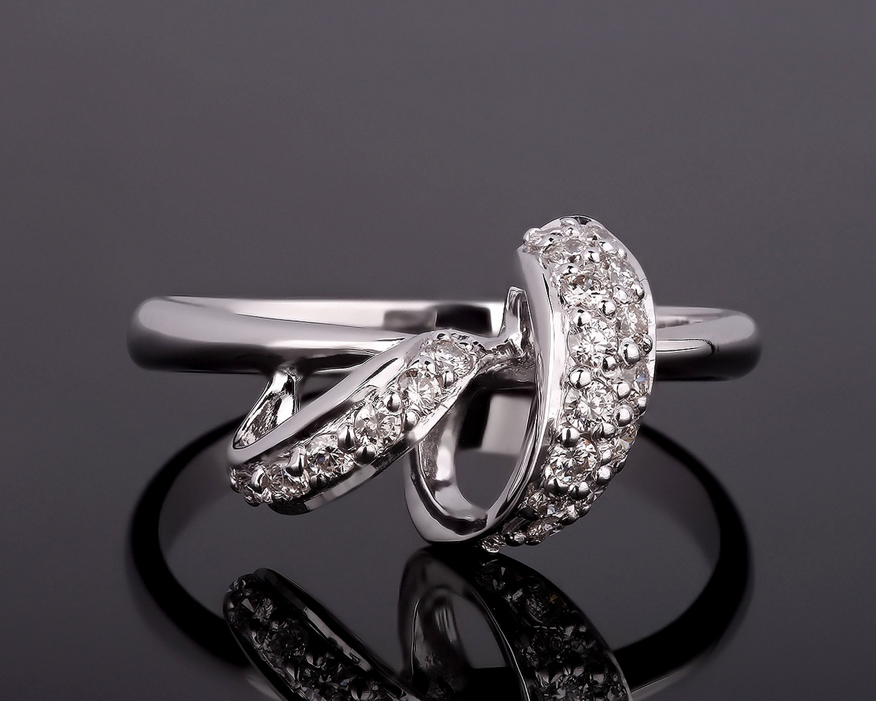 Элегантное золотое кольцо с бриллиантами 0.32ct 140917/20