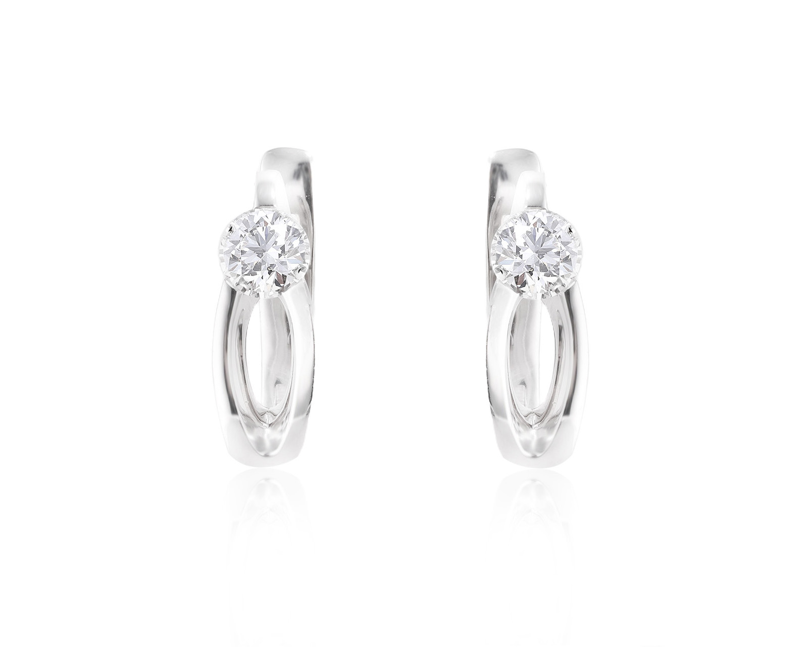 Оригинальные золотые серьги с бриллиантами 0.45ct Constantin Artmayer