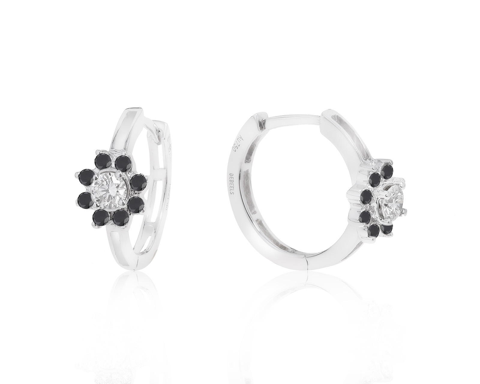 Оригинальные золотые серьги Debeels 270122/11