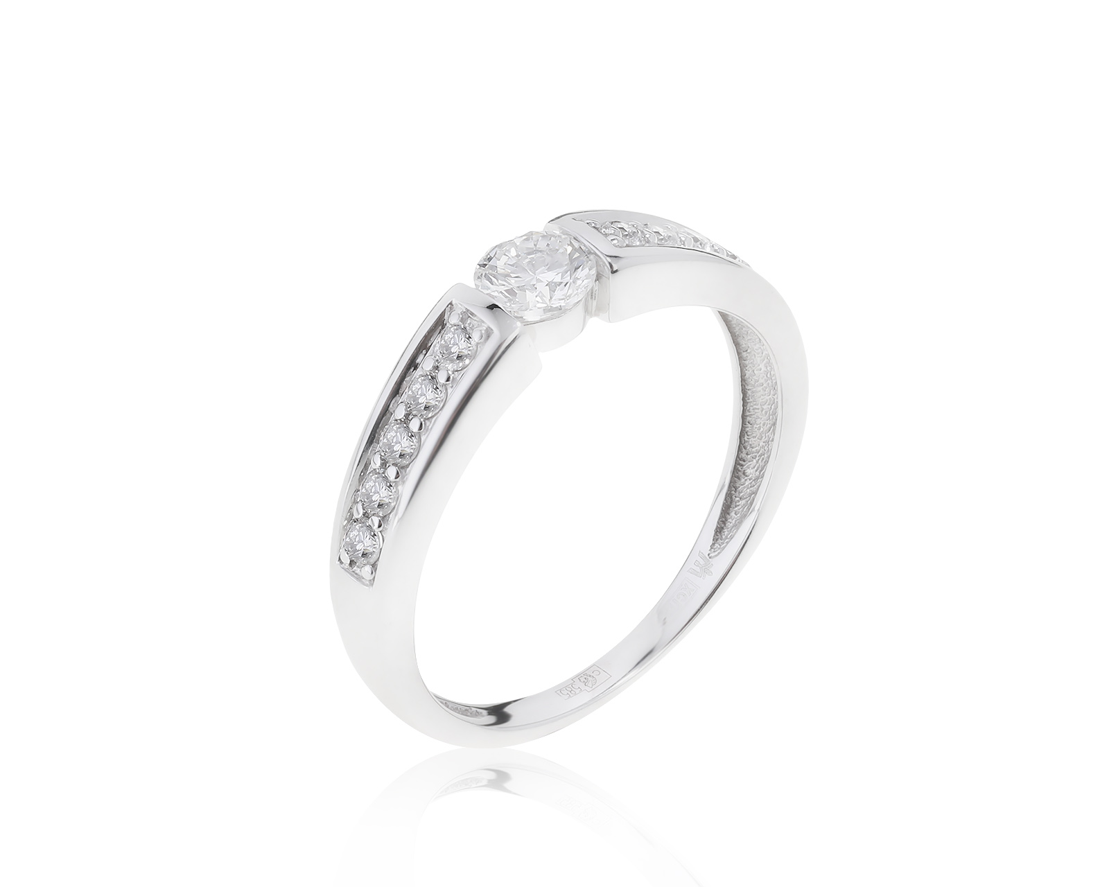 Прекрасное золотое кольцо с бриллиантами 0.36ct 060622/1