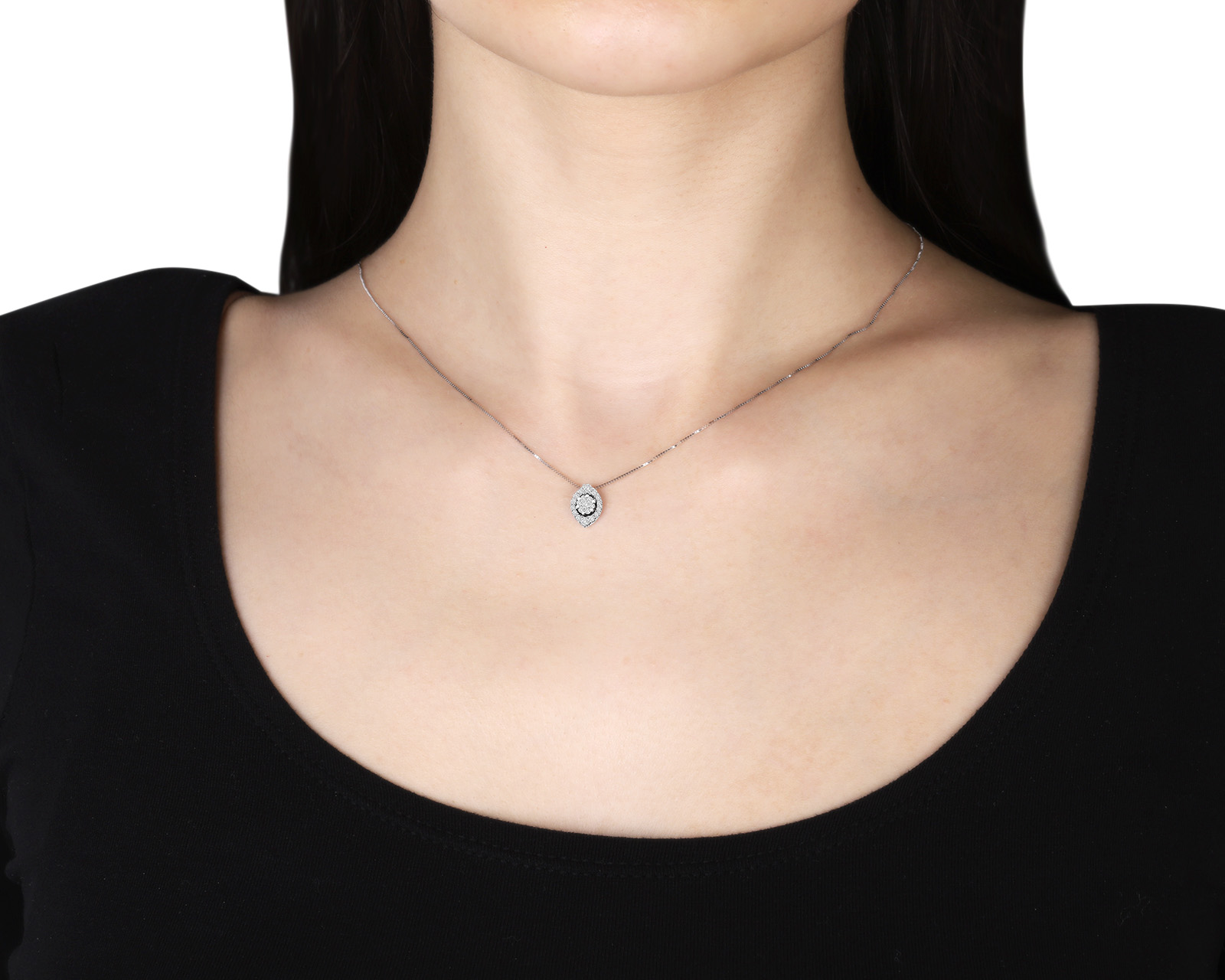 Оригинальное золотое колье с бриллиантами 0.23ct Orocatena