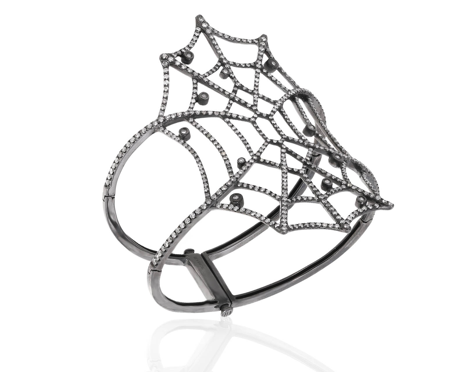 Золотой браслет с бриллиантами 4.59ct