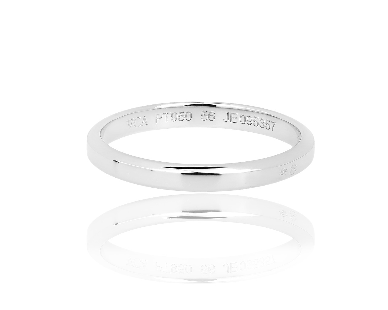 Оригинальное платиновое обручальное кольцо Van Cleef & Arpels Toujours 240418/1