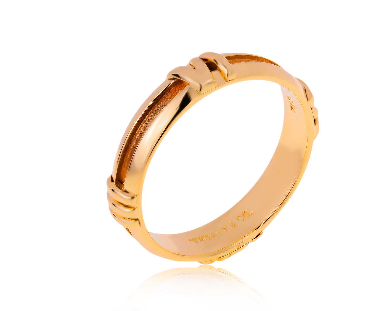 Оригинальное золотое кольцо Tiffany&Co 060220/10