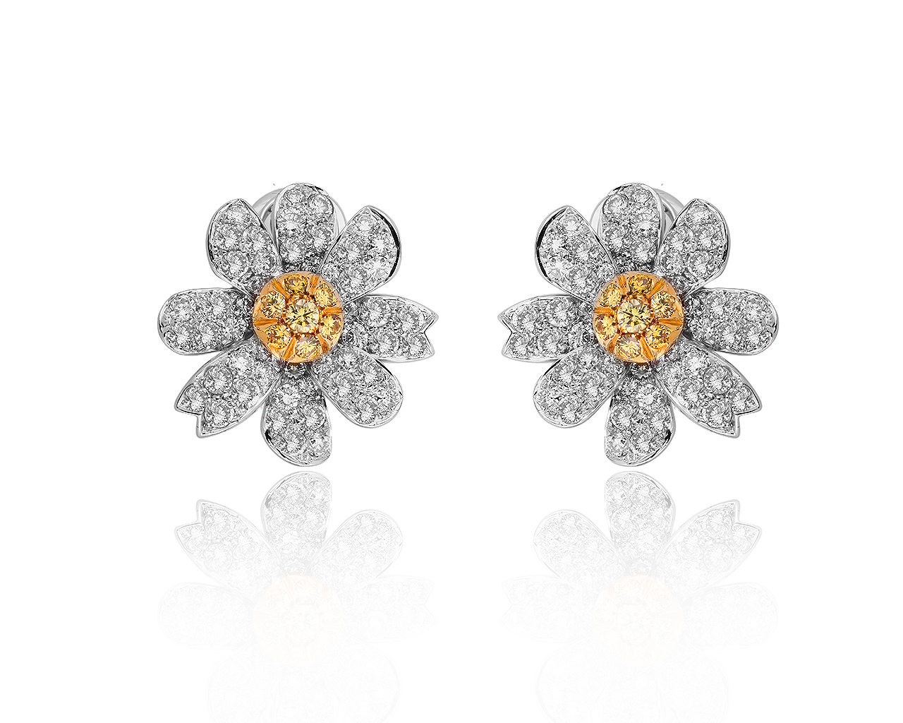 Оригинальные золотые серьги с бриллиантами 5.88ct Giulio Veronesi 250919/21 Оригинальные золотые серьги с бриллиантами 5.88ct Giulio Veronesi 250919/21
