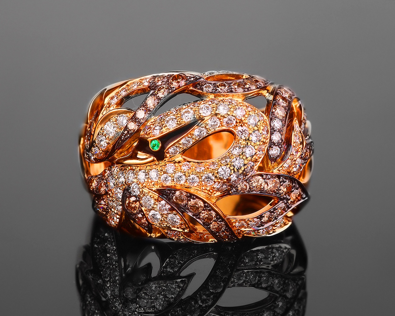 Золотое кольцо с бриллиантами 1.82ct Magerit Elegance 220717/2