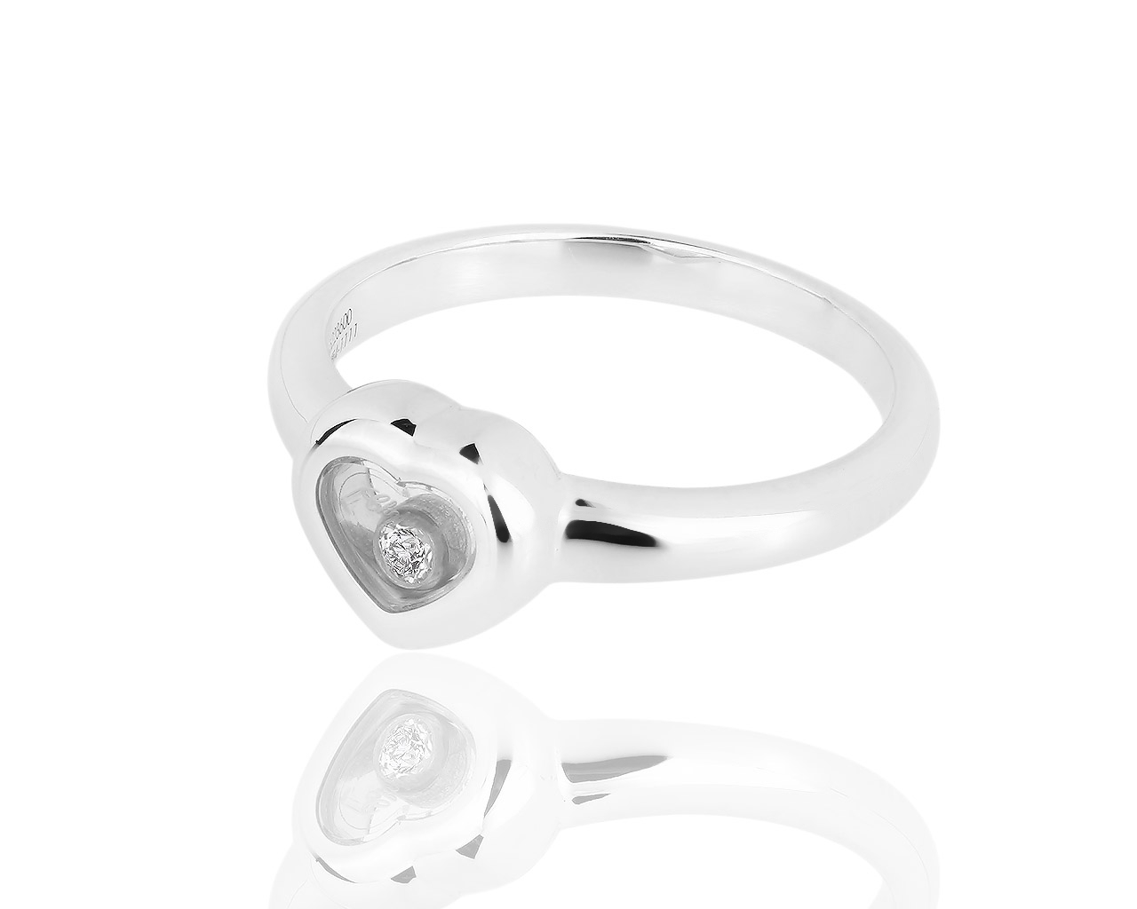 Золотое кольцо с бриллиантом 0.05ct Chopard Miss Happy 250818/11